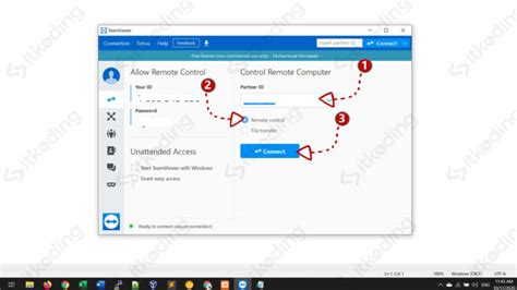 Cara Menggunakan TeamViewer di PC, Laptop dan Android.